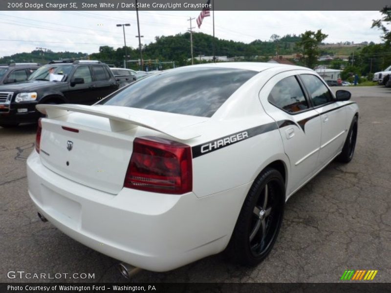 Stone White / Dark Slate Gray/Light Graystone 2006 Dodge Charger SE