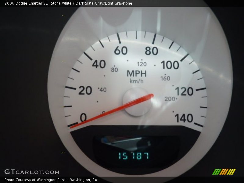 Stone White / Dark Slate Gray/Light Graystone 2006 Dodge Charger SE