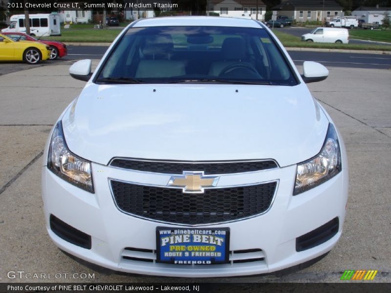 Summit White / Medium Titanium 2011 Chevrolet Cruze LT