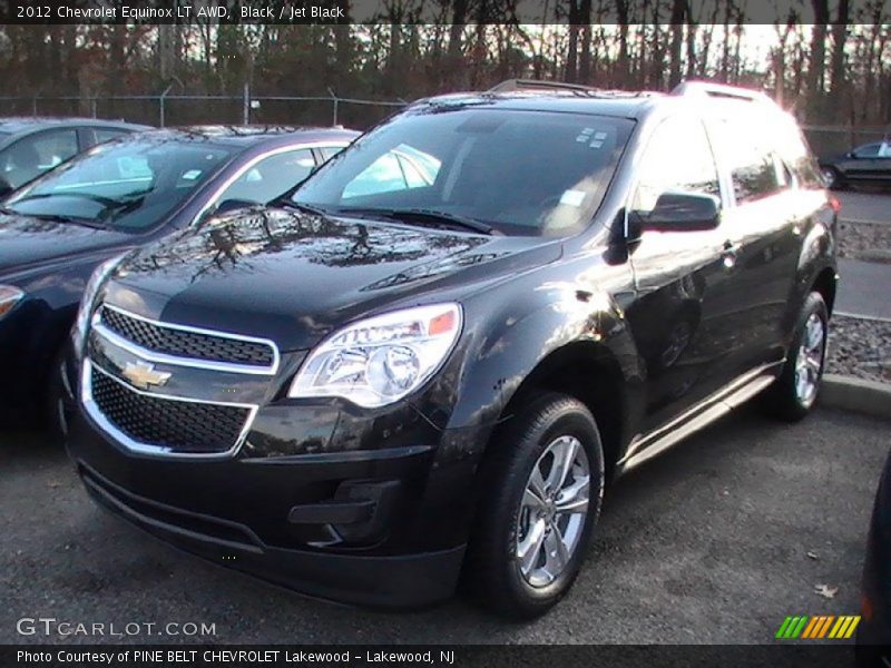 Black / Jet Black 2012 Chevrolet Equinox LT AWD
