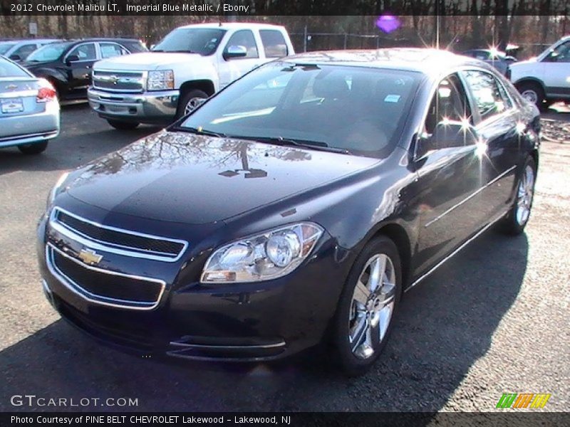 Imperial Blue Metallic / Ebony 2012 Chevrolet Malibu LT
