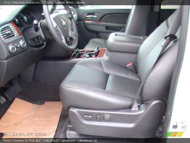 Summit White / Ebony 2012 Chevrolet Avalanche LTZ 4x4