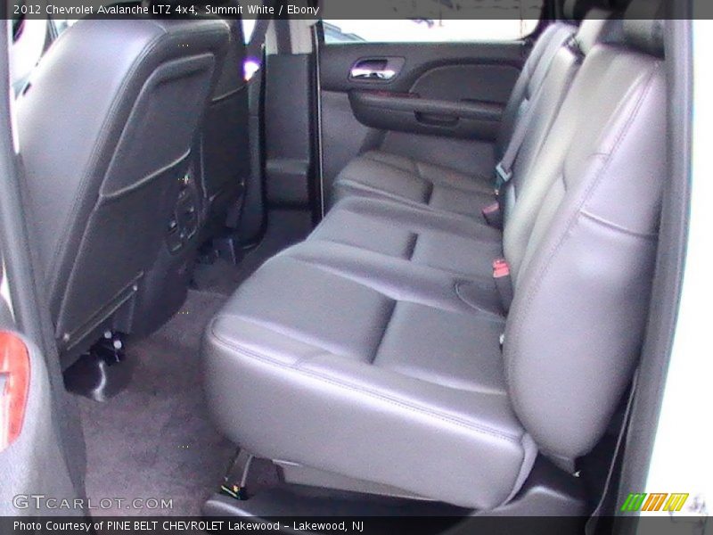 Summit White / Ebony 2012 Chevrolet Avalanche LTZ 4x4