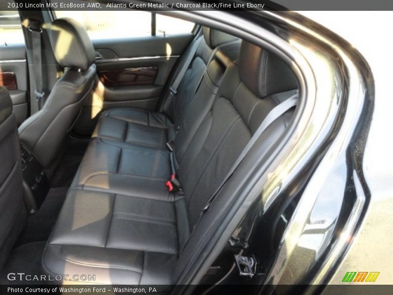 Atlantis Green Metallic / Charcoal Black/Fine Line Ebony 2010 Lincoln MKS EcoBoost AWD