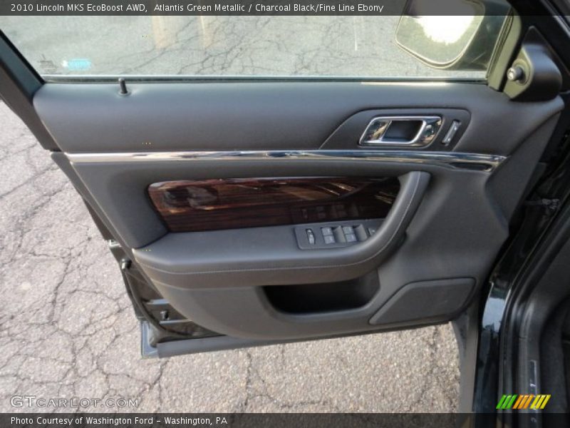 Atlantis Green Metallic / Charcoal Black/Fine Line Ebony 2010 Lincoln MKS EcoBoost AWD