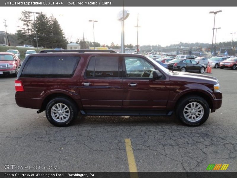 Royal Red Metallic / Camel 2011 Ford Expedition EL XLT 4x4