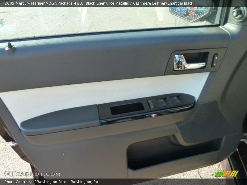 Black Cherry Ice Metallic / Cashmere Leather/Charcoal Black 2009 Mercury Mariner VOGA Package 4WD