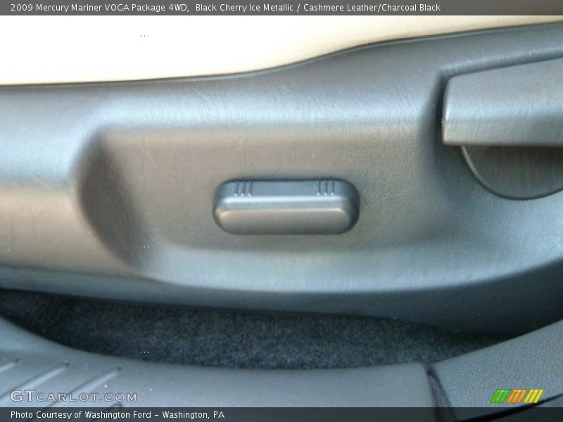 Black Cherry Ice Metallic / Cashmere Leather/Charcoal Black 2009 Mercury Mariner VOGA Package 4WD