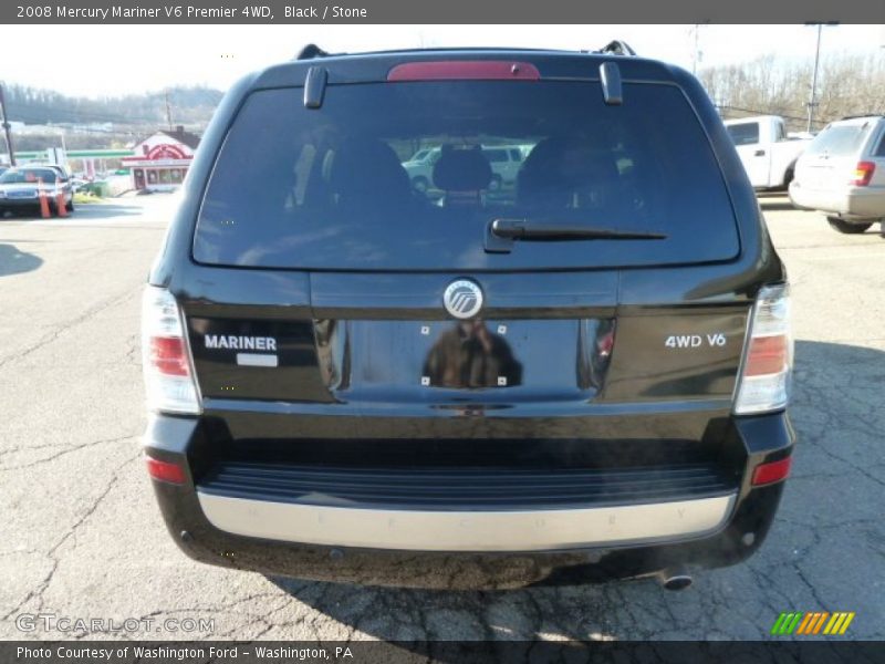 Black / Stone 2008 Mercury Mariner V6 Premier 4WD