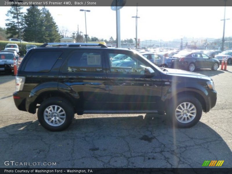 Black / Stone 2008 Mercury Mariner V6 Premier 4WD