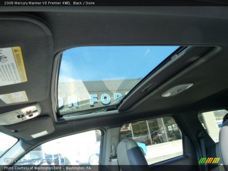 Black / Stone 2008 Mercury Mariner V6 Premier 4WD
