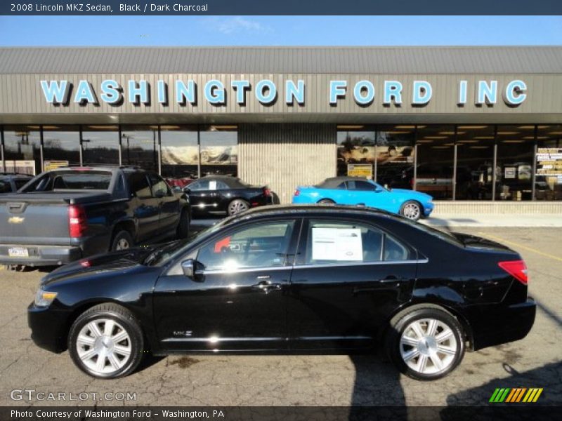 Black / Dark Charcoal 2008 Lincoln MKZ Sedan