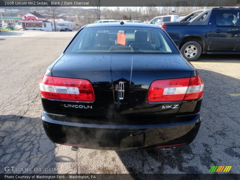Black / Dark Charcoal 2008 Lincoln MKZ Sedan