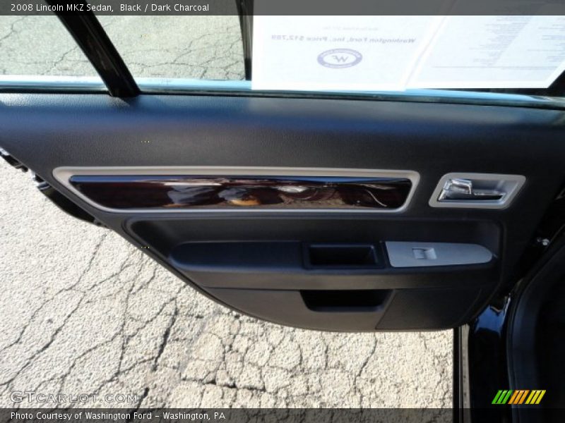 Black / Dark Charcoal 2008 Lincoln MKZ Sedan
