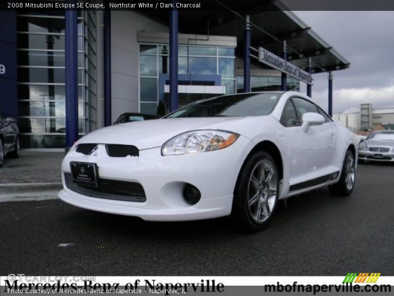 Northstar White / Dark Charcoal 2008 Mitsubishi Eclipse SE Coupe