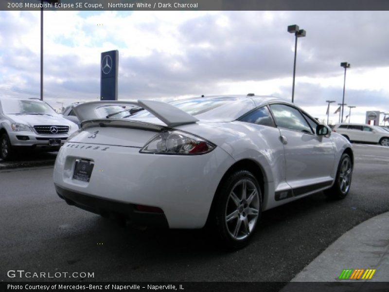 Northstar White / Dark Charcoal 2008 Mitsubishi Eclipse SE Coupe