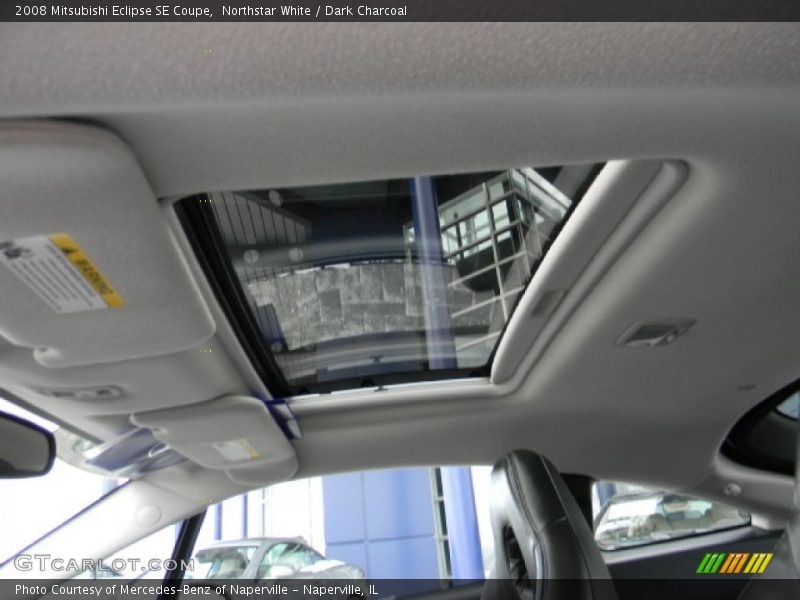 Northstar White / Dark Charcoal 2008 Mitsubishi Eclipse SE Coupe