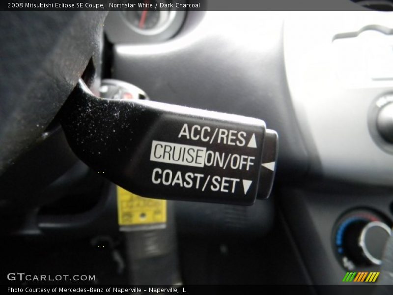 Northstar White / Dark Charcoal 2008 Mitsubishi Eclipse SE Coupe