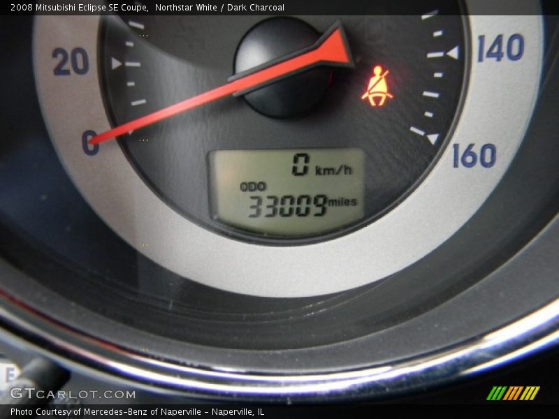 Northstar White / Dark Charcoal 2008 Mitsubishi Eclipse SE Coupe