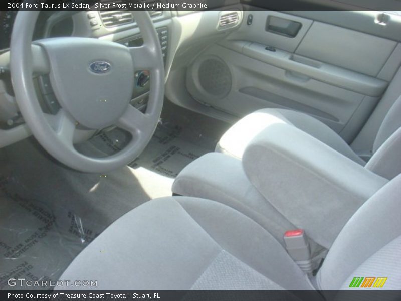 Silver Frost Metallic / Medium Graphite 2004 Ford Taurus LX Sedan