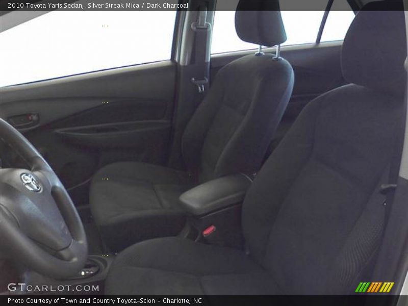 Silver Streak Mica / Dark Charcoal 2010 Toyota Yaris Sedan