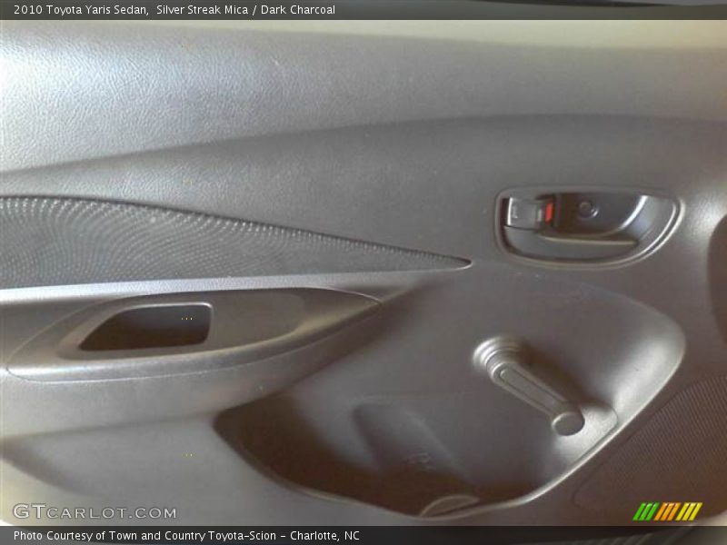 Silver Streak Mica / Dark Charcoal 2010 Toyota Yaris Sedan
