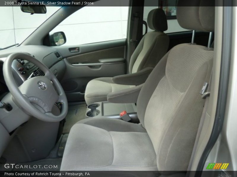 Silver Shadow Pearl / Stone 2008 Toyota Sienna LE