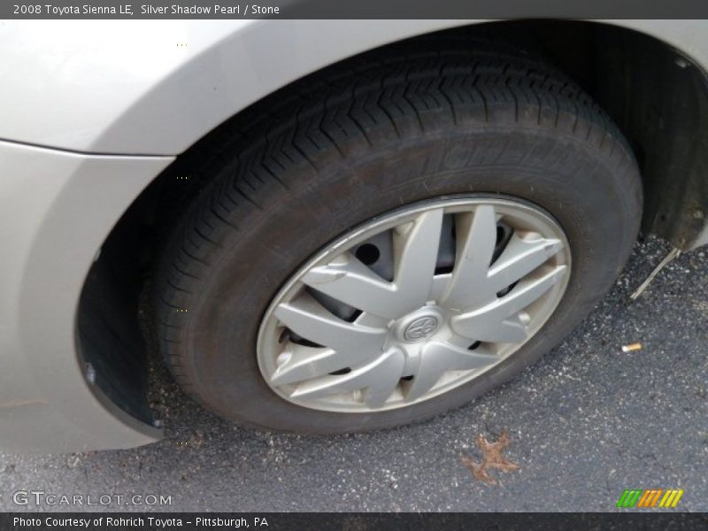 Silver Shadow Pearl / Stone 2008 Toyota Sienna LE