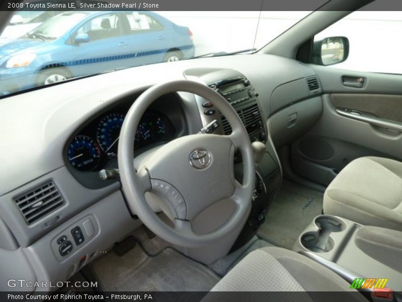Silver Shadow Pearl / Stone 2008 Toyota Sienna LE