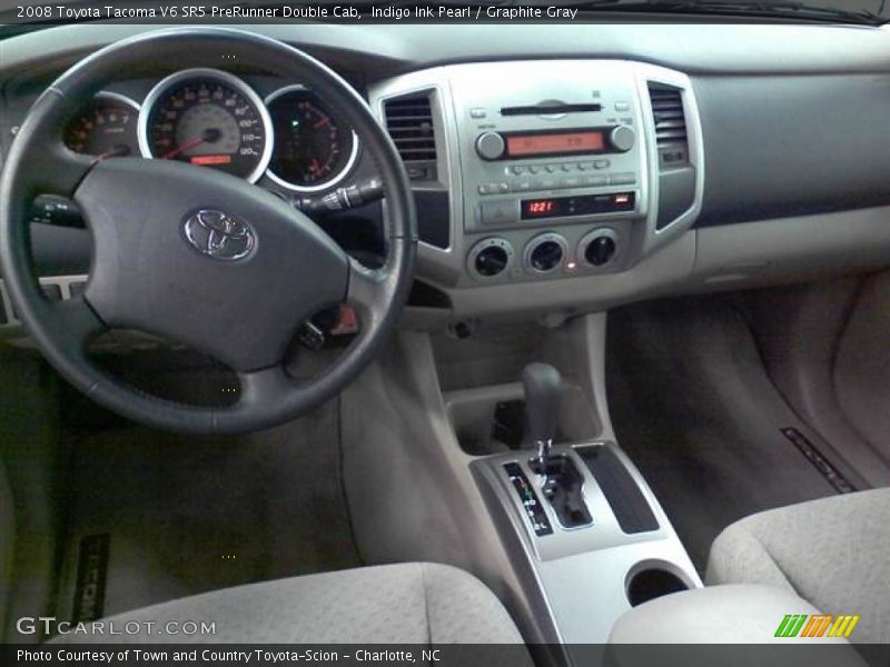 Indigo Ink Pearl / Graphite Gray 2008 Toyota Tacoma V6 SR5 PreRunner Double Cab