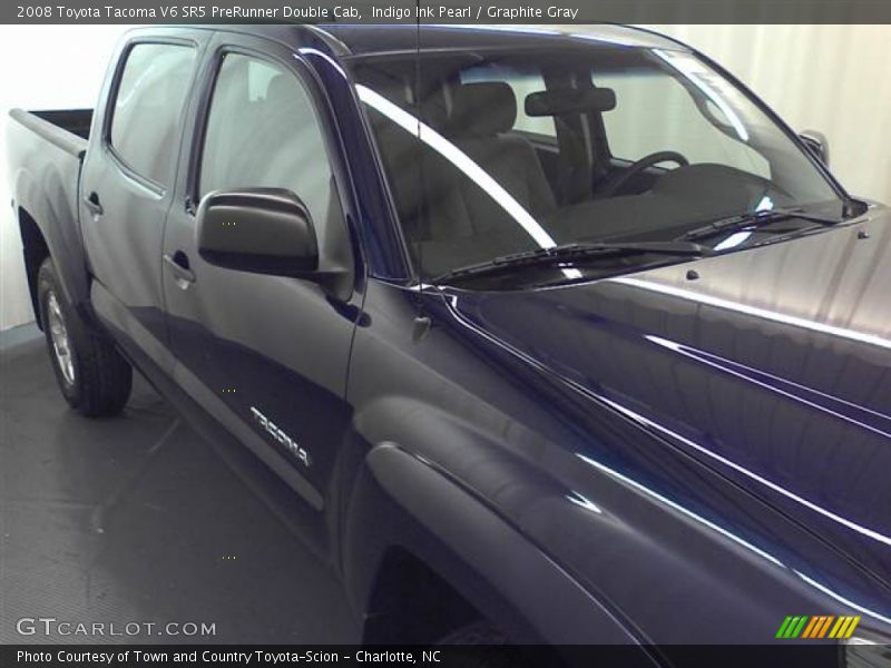 Indigo Ink Pearl / Graphite Gray 2008 Toyota Tacoma V6 SR5 PreRunner Double Cab