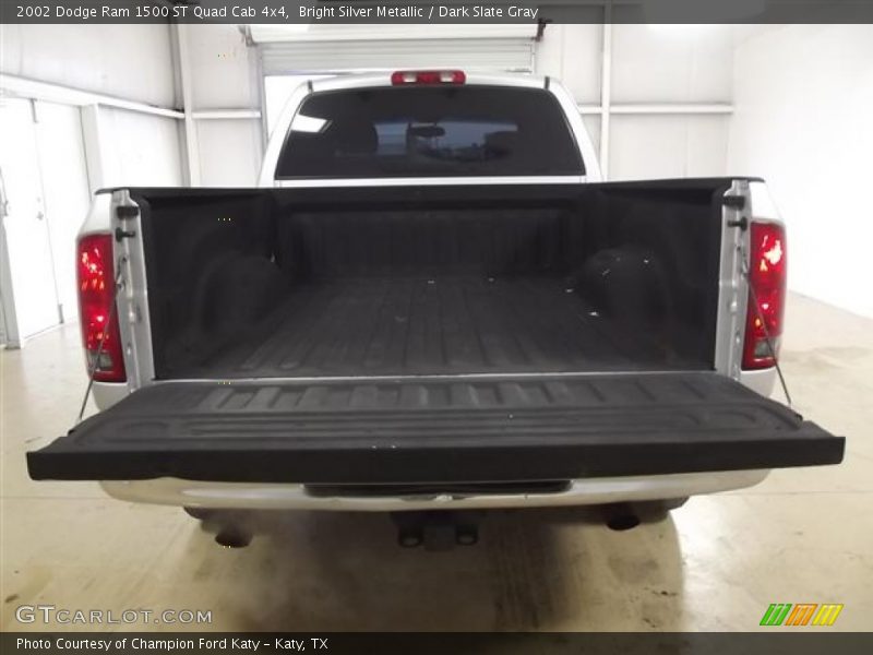 Bright Silver Metallic / Dark Slate Gray 2002 Dodge Ram 1500 ST Quad Cab 4x4