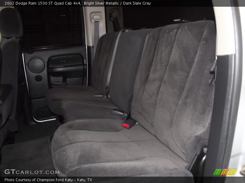 Bright Silver Metallic / Dark Slate Gray 2002 Dodge Ram 1500 ST Quad Cab 4x4