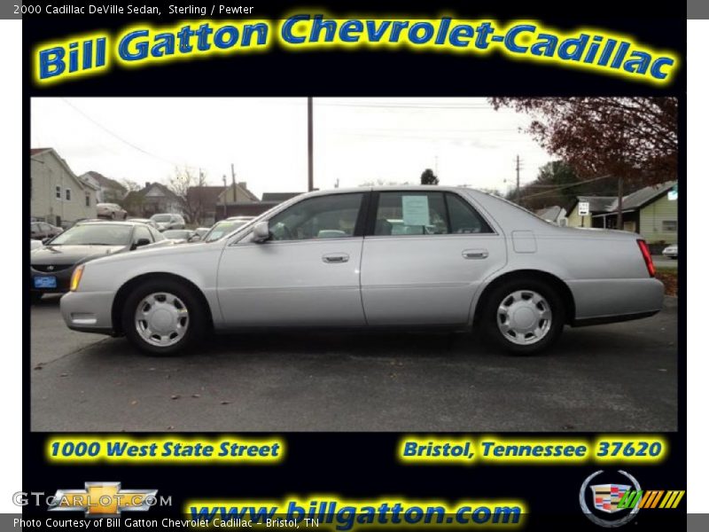 Sterling / Pewter 2000 Cadillac DeVille Sedan