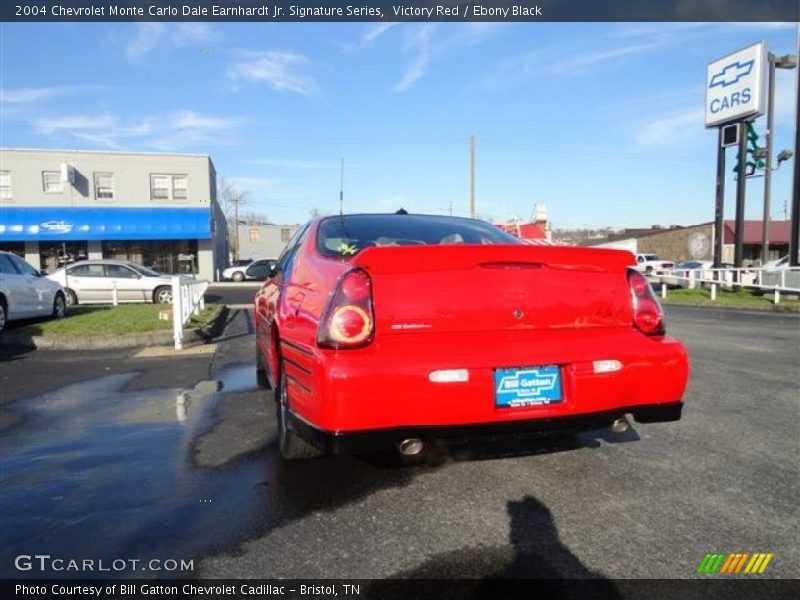 Victory Red / Ebony Black 2004 Chevrolet Monte Carlo Dale Earnhardt Jr. Signature Series