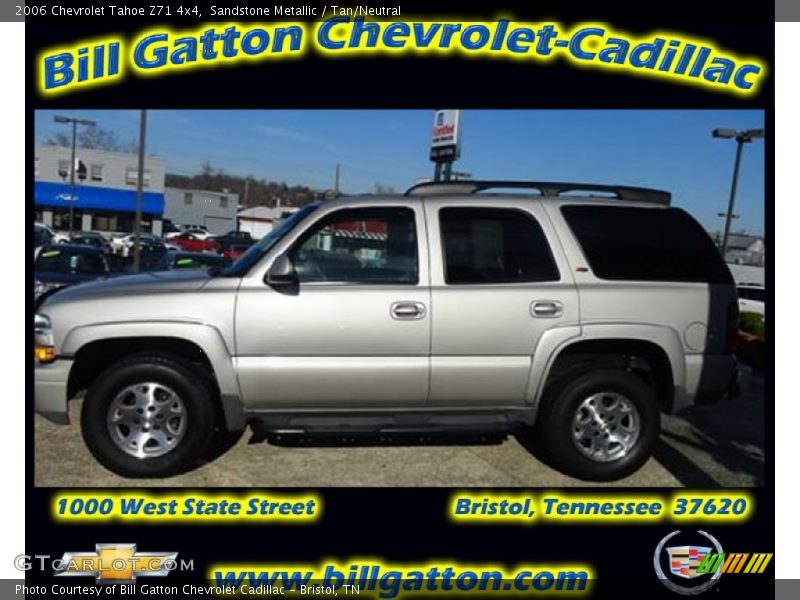 Sandstone Metallic / Tan/Neutral 2006 Chevrolet Tahoe Z71 4x4