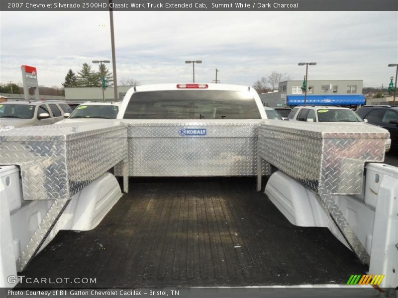 Summit White / Dark Charcoal 2007 Chevrolet Silverado 2500HD Classic Work Truck Extended Cab