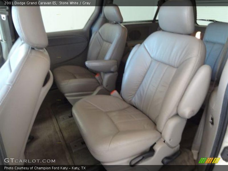 Stone White / Gray 2001 Dodge Grand Caravan ES