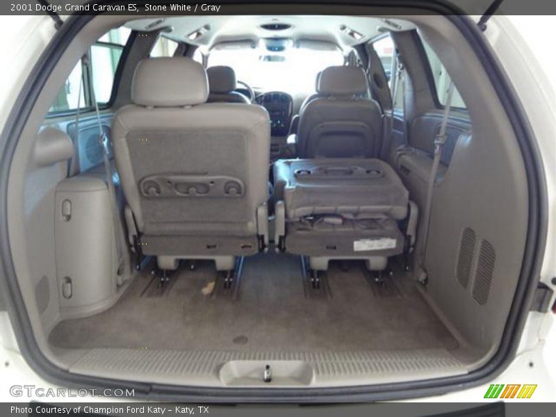 Stone White / Gray 2001 Dodge Grand Caravan ES