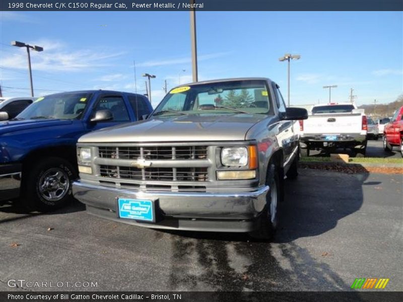 Pewter Metallic / Neutral 1998 Chevrolet C/K C1500 Regular Cab
