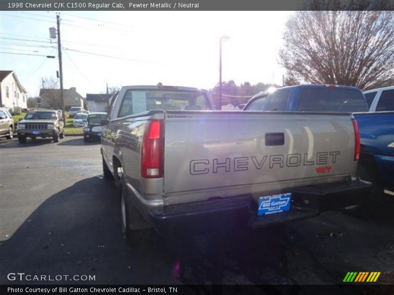 Pewter Metallic / Neutral 1998 Chevrolet C/K C1500 Regular Cab