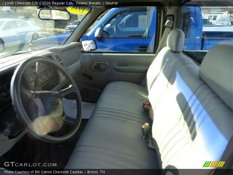 Pewter Metallic / Neutral 1998 Chevrolet C/K C1500 Regular Cab