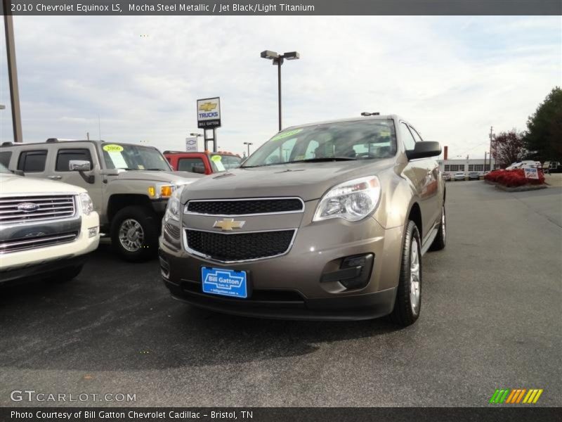 Mocha Steel Metallic / Jet Black/Light Titanium 2010 Chevrolet Equinox LS