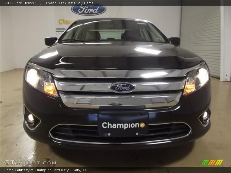 Tuxedo Black Metallic / Camel 2012 Ford Fusion SEL