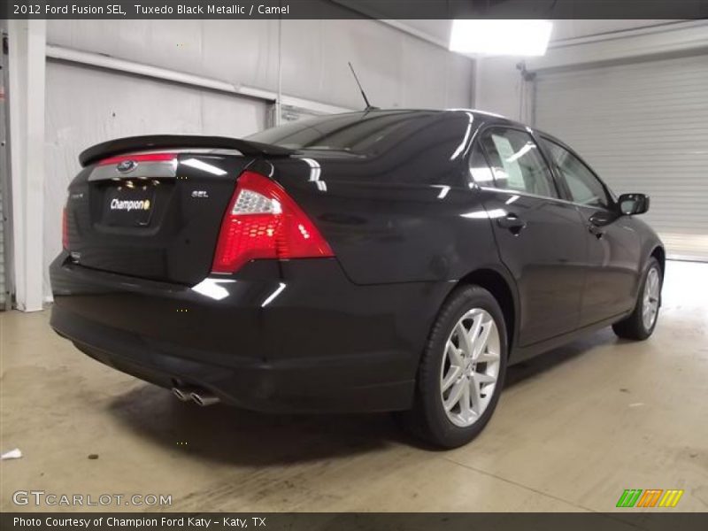 Tuxedo Black Metallic / Camel 2012 Ford Fusion SEL