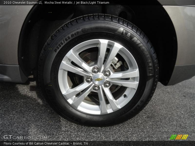 Mocha Steel Metallic / Jet Black/Light Titanium 2010 Chevrolet Equinox LS