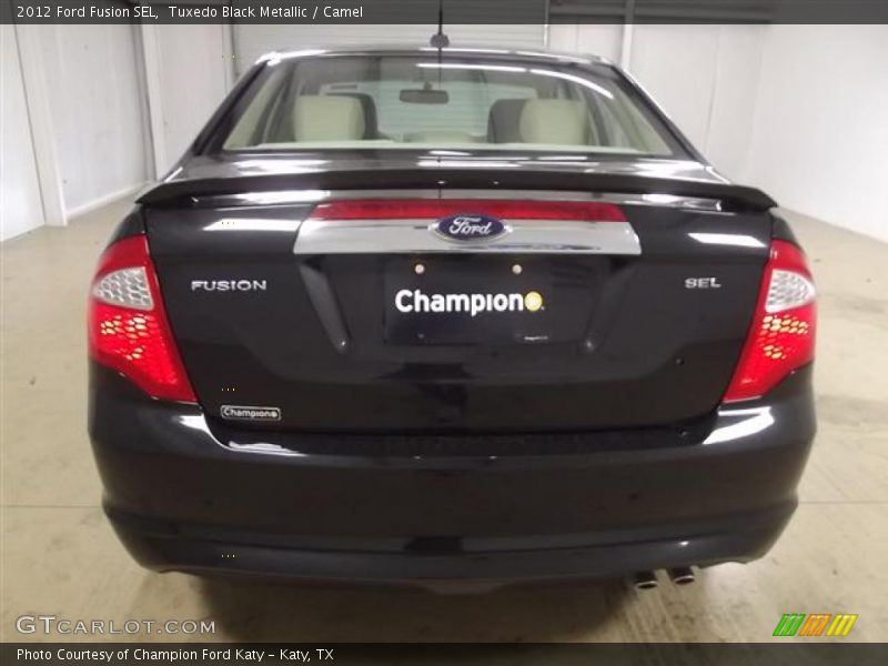 Tuxedo Black Metallic / Camel 2012 Ford Fusion SEL