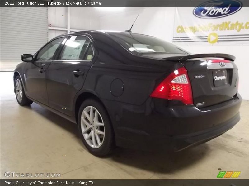 Tuxedo Black Metallic / Camel 2012 Ford Fusion SEL