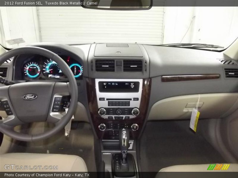 Tuxedo Black Metallic / Camel 2012 Ford Fusion SEL