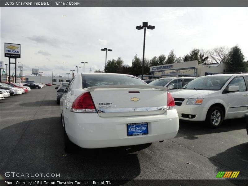 White / Ebony 2009 Chevrolet Impala LT